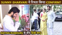 Amidst Dating Rumours Sunny Kaushal And Sharvari Wagh Pose Together