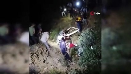 Manisa'da traktör uçuruma yuvarlandı: 1 ölü, 1 yaralı