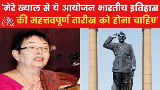 Why Daughter of Netaji not happy with unveil of his statue