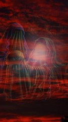 The Prophet's (pbuh) mosque, Dome of the Rock, the portrait of Ka'ba & the Replica of Zulfiqar. (Quranic Version).