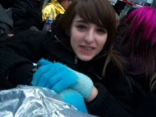 Attente devant Rockhal 07 mars