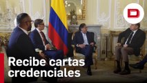 Petro recibe cartas credenciales del nuevo embajador de Venezuela en Colombia
