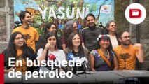 Ciudadanos ecuatorianos buscan petróleo en el Yasuní