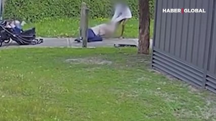 Bebeği ile yürüyüş yapan anne hayatının şokunu yaşadı!