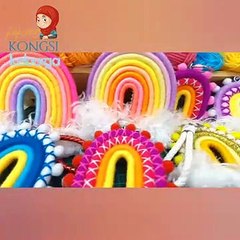 Kak Long Kongsi_ Diy Rainbow Keychain