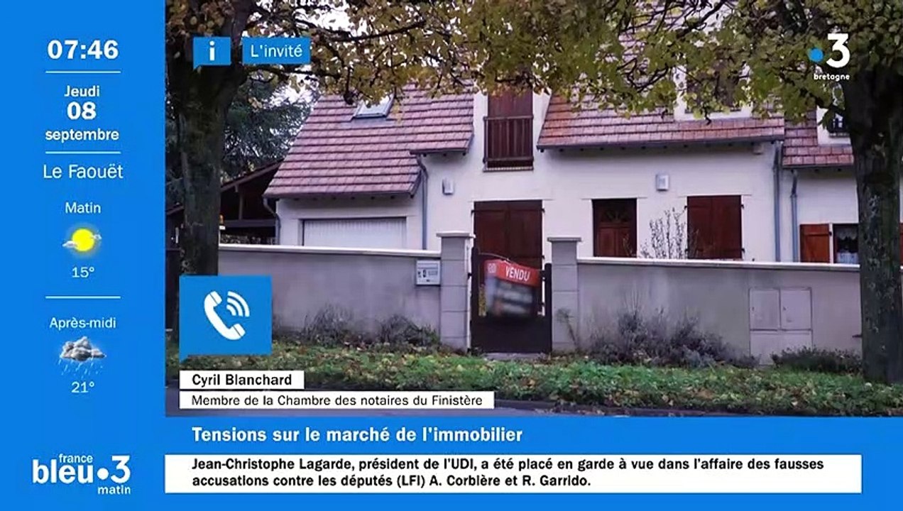 Cyril Blanchard, chambre des notaires du Finistère court