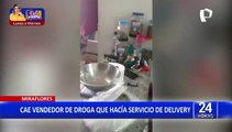 Vendía de todos los colores y sabores: Capturan a microcomercializador de droga que hacía delivery