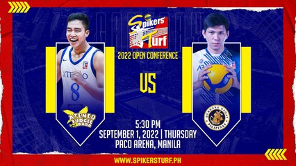 GAME 2 SEPTEMBER 1, 2022 | ATENEO-FUDGEE BARR vs PGJC NAVY SEA LIONS | 2022 SPIKER'S TURF S5 OPEN CONFERENCE