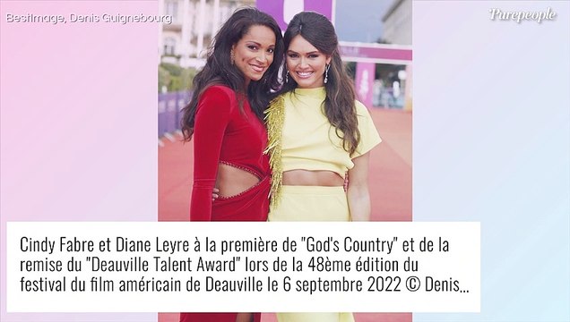 Julie Gayet sublime en robe fendue face à Cindy Fabre et Diane Leyre sensuelles et colorées à Deauville