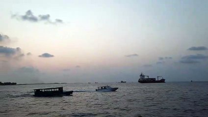 The natural beauty of Maldives at sunset