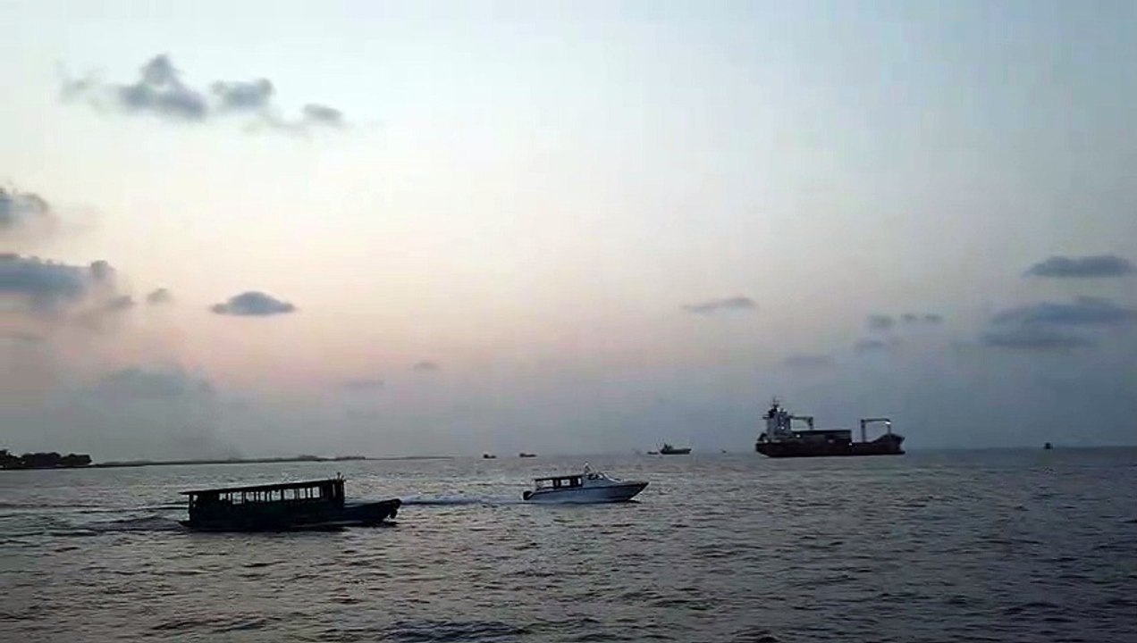 The natural beauty of Maldives at sunset