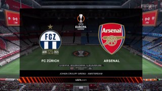 FC Zurich vs Arsenal - UEFA Europa League 8th September 2022 - Fifa 22