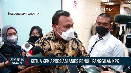 Firli Bahuri Apresiasi Anies Baswedan Penuhi Panggilan KPK Terkait Penyelenggaraan Formula E