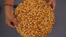 Peanut Chikki Recipe | Crushed Peanut Chikki | Groundnut Chikki | Moongfali chikki