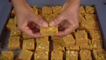 Mohanthal Sweet Mithai Recipe - Halwai Style | Danedar Besan Sweet - Traditional Gujurat Sweet
