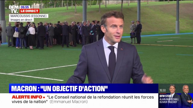 Conseil national de la refondation: les absents ont tort , mais la porte sera toujours ouverte , assure Emmanuel Macron