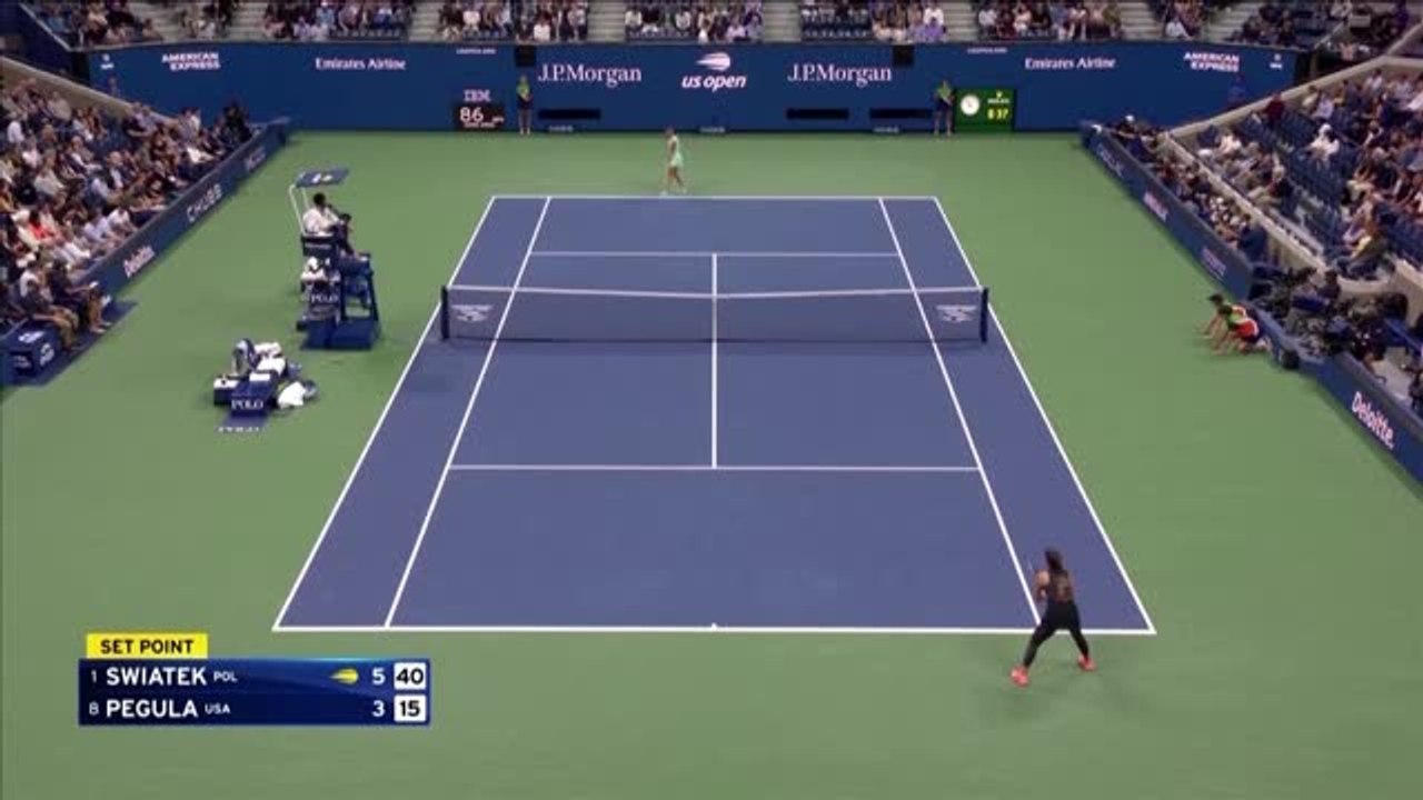 Highlights: Swiatek steht US-Open-Halbfinale