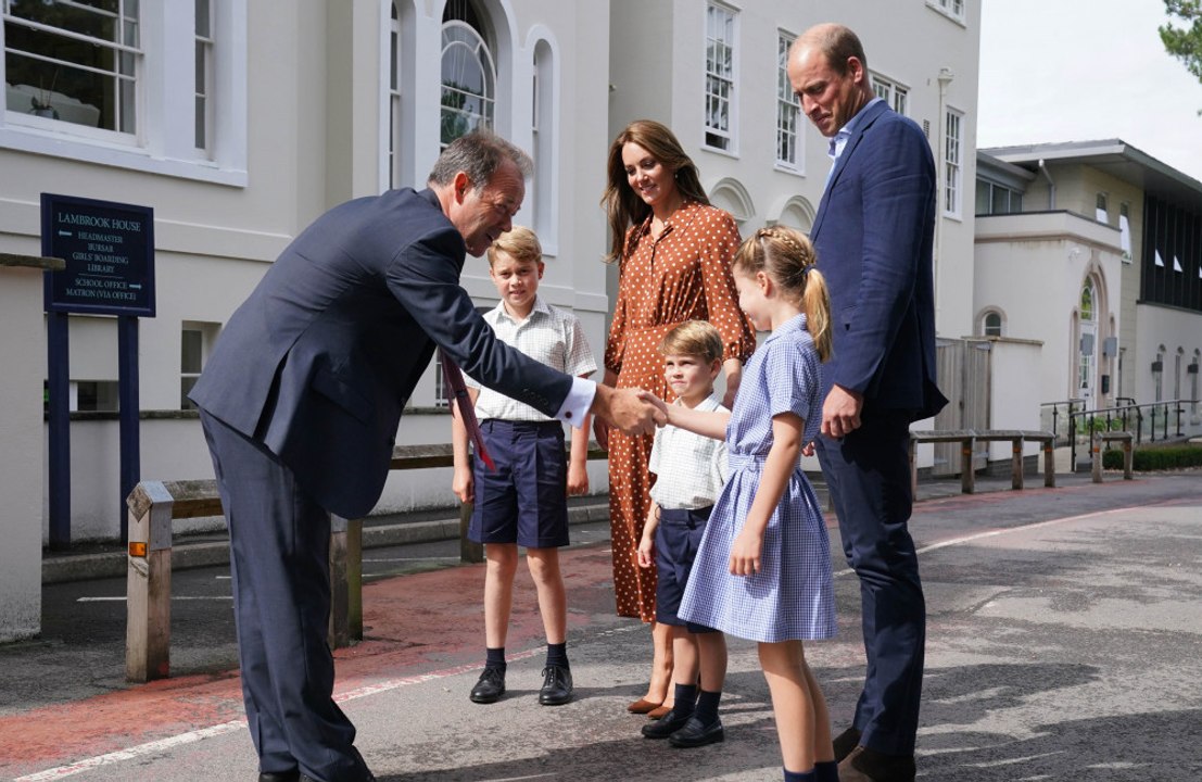 Prince George, Princess Charlotte, and Prince Louis settle in to new school