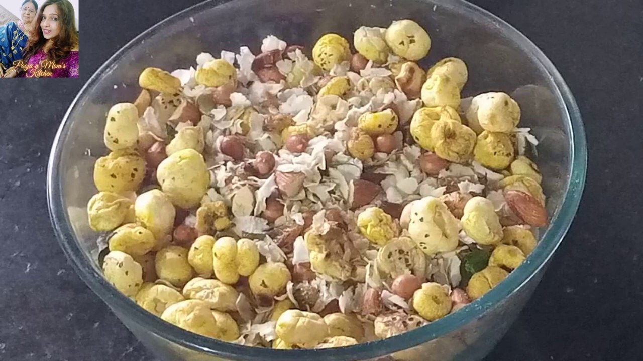 Healthy Tasty Diet Makhana Snack | Tasty Diet Snack | Pooja Bangera | #PoojaBangera | #PoojaNMomsKitchen Pooja N Moms Kitchen | #Dietfood