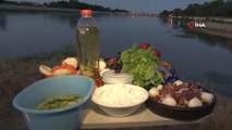 Edirne haber! Edirne'de Osmanlı saray mutfağına ait yemek Meriç Nehri kıyısında yeniden yaşatıldı