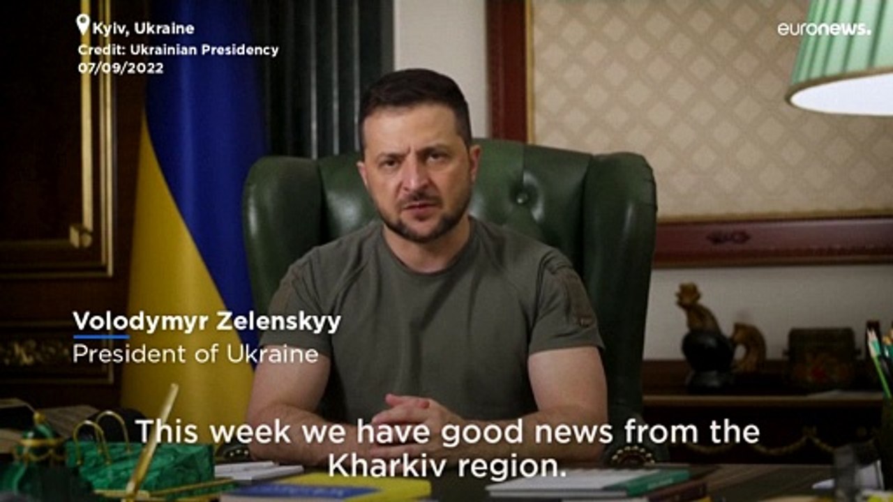 Ukraine war: Zelenskyy claims progress in counter-offensive against Russians