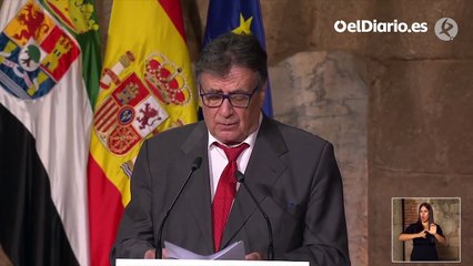 Luis Landero, a los políticos: “Iréis al infierno por no haber traído el tren que Extremadura se merece”