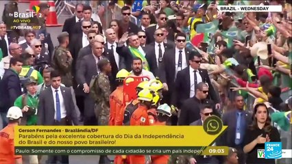 Bolsonaro mixes campaign politics, military displays on Brazil bicentennial