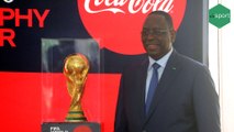 (Vidéo) - Macky Sall au trophée de la Coupe du monde : « Nous sommes le pays de la Téranga, le Sénégal par ma voix te déclare sa flamme »