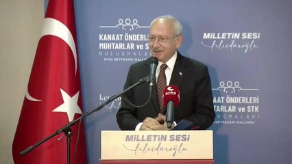 Kılıçdaroğlu: "Türkiye, Zengin Bir Ülke; Soya Soya, Yiye Yiye Bitiremediler; Paralar Nereye Kullanılıyor, Sorun Burada"