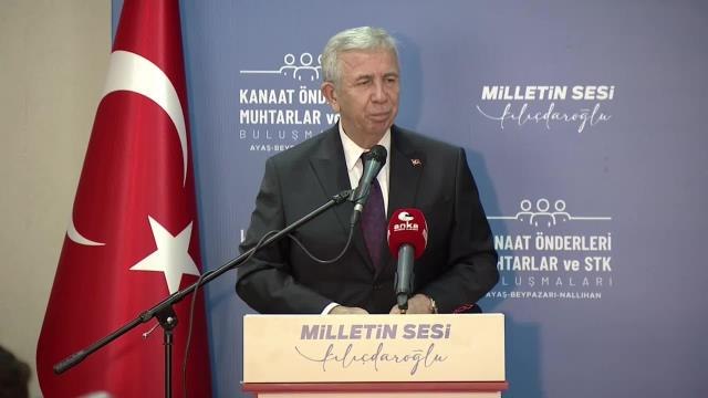 Mansur Yavaş: Genel Başkanım, Muhtaları Şikâyet Edeceğim, Kaç Yıldır Yaptıramadıkları Ne Varsa Üç Yılda Benden İstediler; Helali Hoş Olsun,...