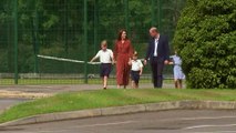 Los duques de Cambridge acompañan a sus hijos a su nuevo colegio