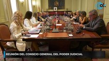 Reunión del Consejo General del Poder Judicial