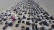 Burning Man queues: Unbelievable footage shows 'Mad Max' style nine hour queues amid exodus from Burning Man Festival 2022