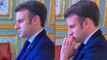 Görüntü aylar sonra servis edildi! Macron, Ukrayna'nın işgalini Zelenski'nin açtığı bu telefonla öğrenmiş