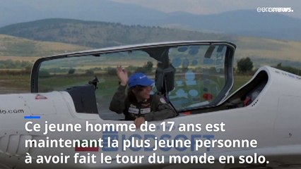 Un adolescent européen devient le plus jeune pilote à faire le tour du monde en solitaire