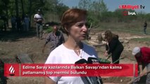 Balkan Savaşı’ndan kalma patlamamış top mermisi buldu