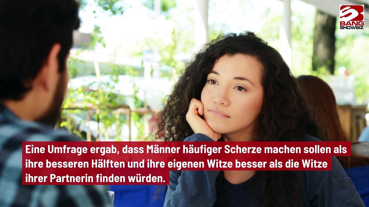 Männer halten sich oftmals für humorvoller als ihre Partnerinnen