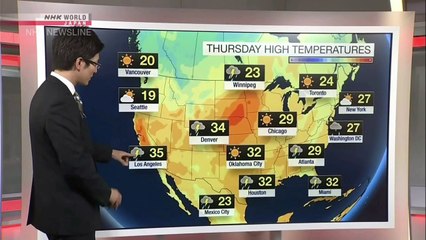 NHK World Japan Weather - 8 Sept. 2022