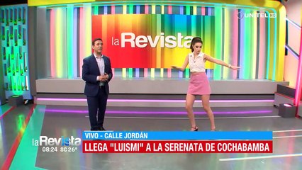‘Luismi’ llegó a Cochabamba y le dedicó una peculiar canción