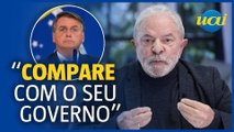 Lula desafia Bolsonaro a comparar governo atual ao do PT