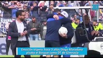 Emoción tripera, hace 3 años Diego Maradona pisaba el Bosque como DT de Gimnasia