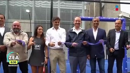 Inauguran la primera cancha de pádel en la alcaldía Benito Juárez