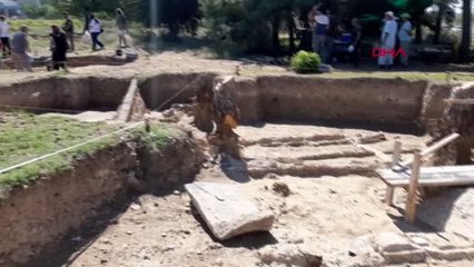 Son dakika haberi | EDİRNE SARAYI KAZI ÇALIŞMALARINDA PATLAMAMIŞ TOP MERMİSİ BULUNDU