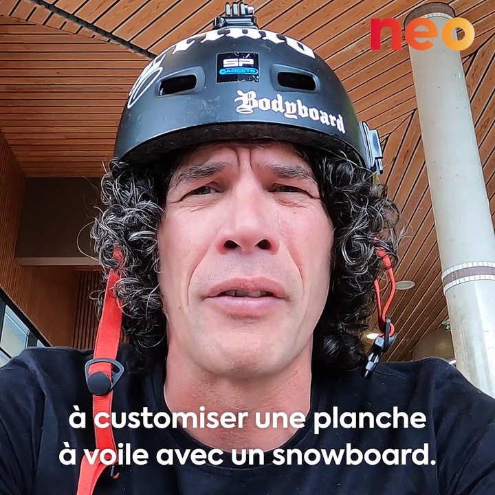 Ce snowboarder invente une nouvelle façon de skier : le wingsnow
