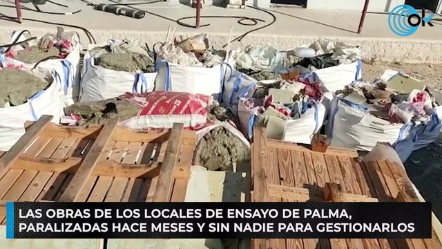 Las obras de los locales de ensayo de Palma, paralizadas hace meses y sin nadie para gestionarlos