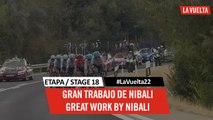 Gran trabajo de Nibali / Great work by Nibali - Étape 18 / Stage 18 | #LaVuelta22