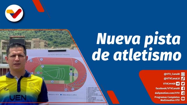 Deportes VTV | Gobierno Nacional anuncia restauración de pista de atletismo del Brígido Iriarte