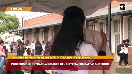 Podemos demostrar la solidez del sistema educativo superior