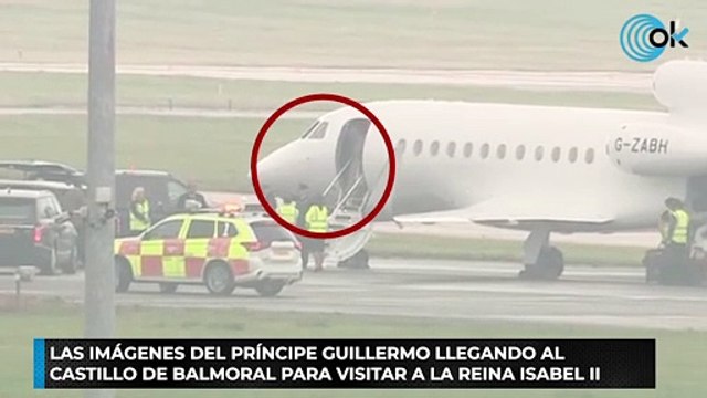 Las imágenes del príncipe Guillermo llegando al castillo de Balmoral para visitar a la reina Isabel II