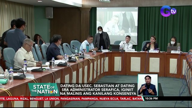 Mga opisyal na pumirma sa Sugar Order No. 4, inirekomendang kasuhan ng Senate Blue Ribbon Committee | SONA